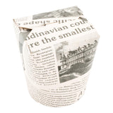 Containers, Noodle Take-Out, 32 Ounce, Paper, Newsprint, Round,1 - 50 COUNT