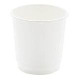 Cups, Hot, 4 Ounce, Paper, White, Double Wall,1 - 25 COUNT