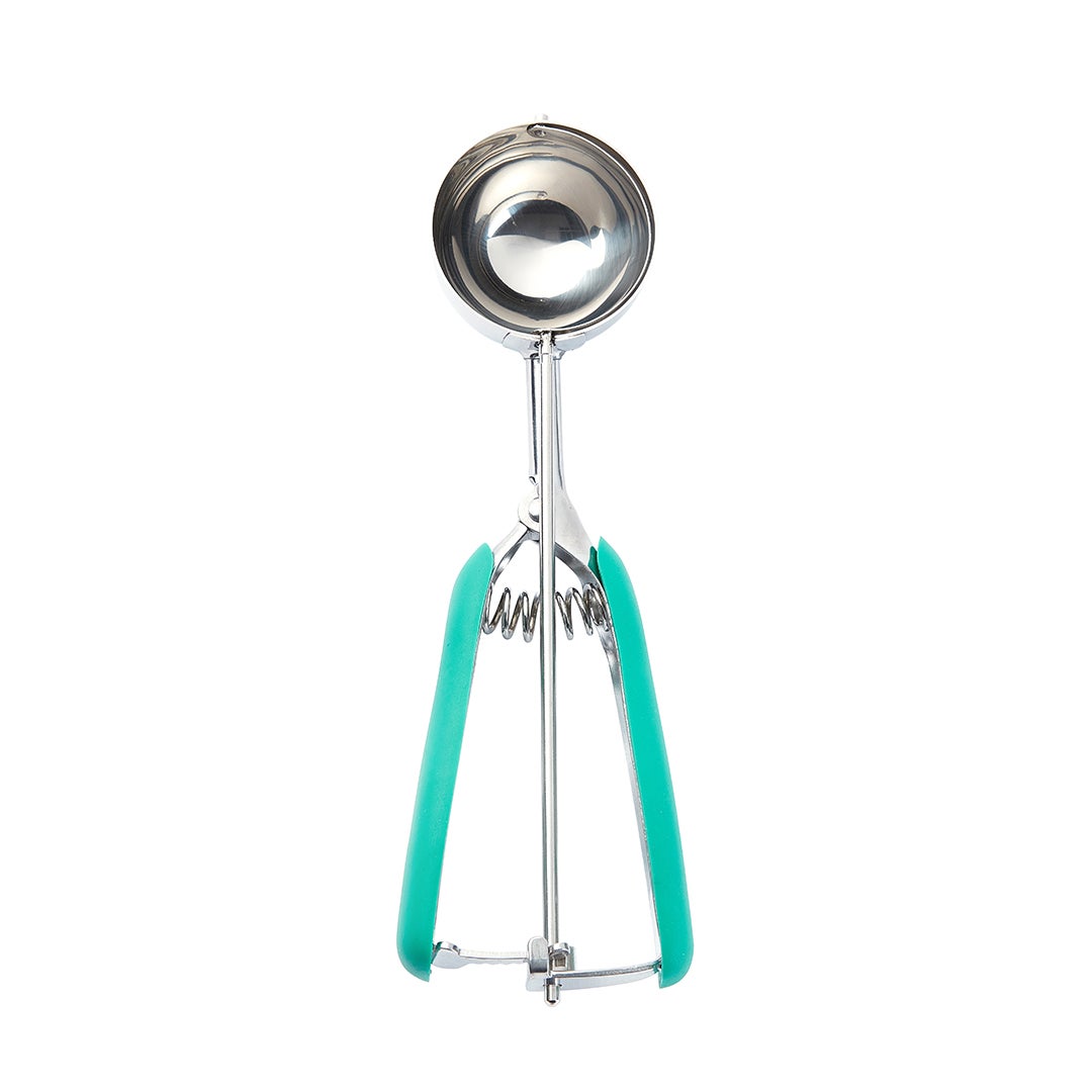 Scoop, Ice Cream, 3.25 Ounce, Stainless Steel, with Green Handle, #12,1 - 1 EACH
