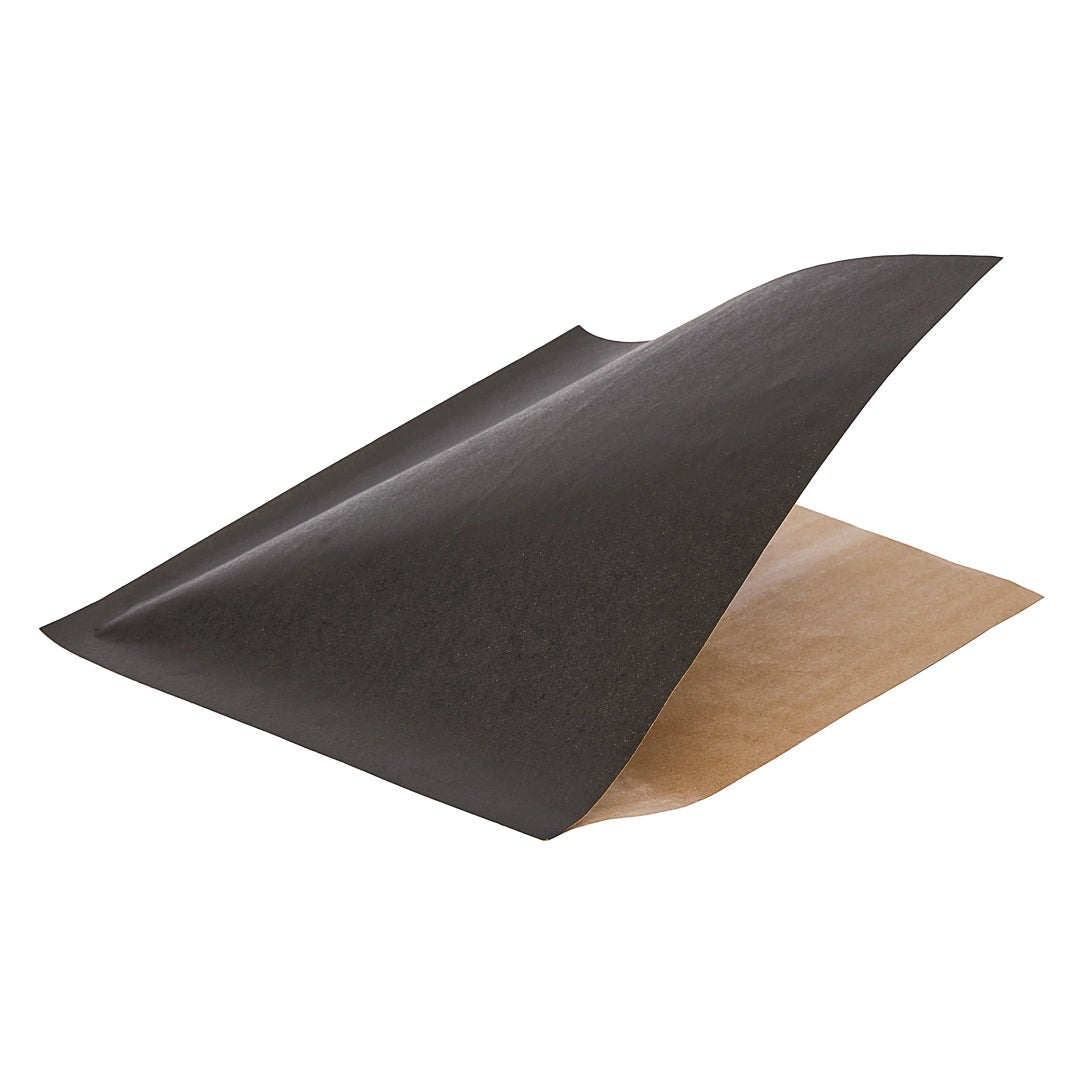 Bags, Double Open, 10 x 9 Inch, Greaseproof Paper, Black,1 - 100 COUNT