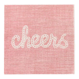 Napkins, Lunch, Pink with Print, 13 x 13 Inch,1 - 20 COUNT