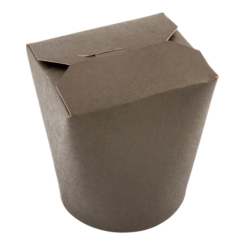 Containers, Noodle Take-Out, 32 Ounce, Paper, Black, Round,1 - 50 COUNT