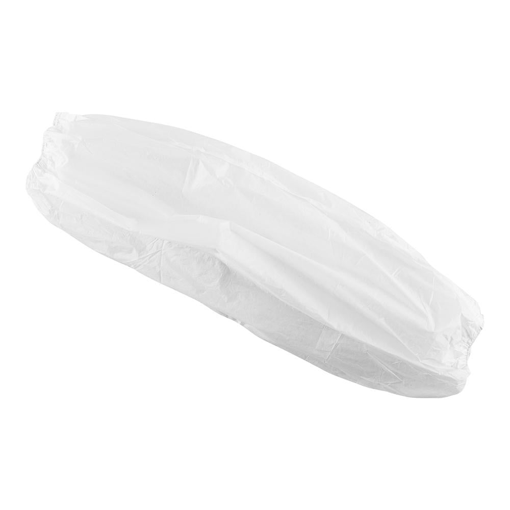Sleeve Covers, White, 16 Inch, Plastic,1 - 100 COUNT