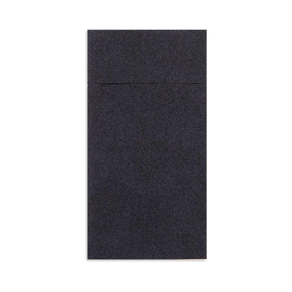 Napkins, Dinner, Black, Kangaroo-Fold, 15.34 x 15.34 Inch,1 - 40 COUNT