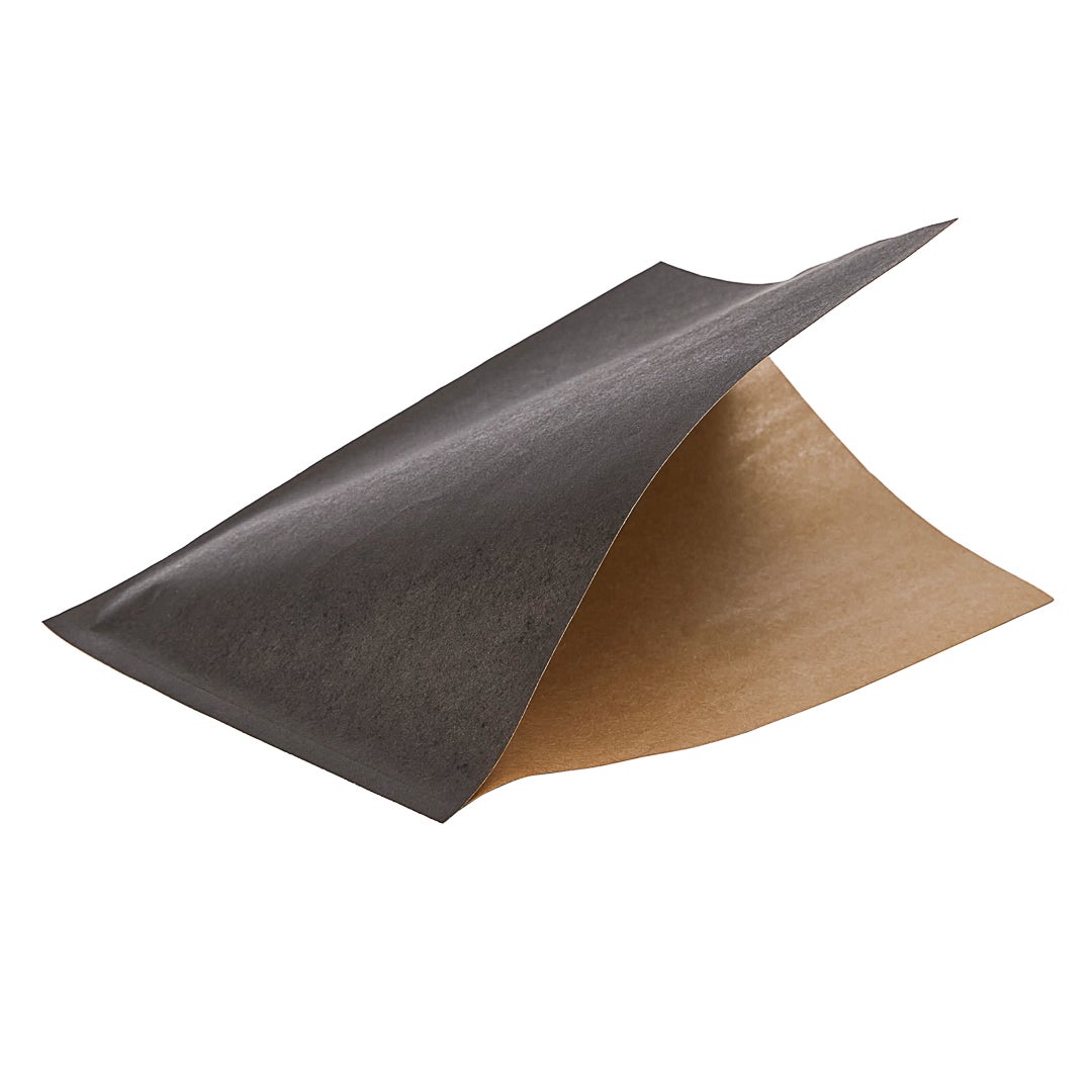 Bags, Double Open, 6.25 x 4.75 Inch, Greaseproof Paper, Black,1 - 100 COUNT