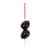 Skewers, Red Dipped, 3.5 Inch, Bamboo,1 - 100 COUNT