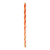 Straws, 7.75 Inch, Paper, Orange Zig Zag, Biodegradable,1 - 25 COUNT