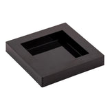 Plates, Mini Cubic, 2.5 Inch, Plastic, Black, Square,1 - 20 COUNT