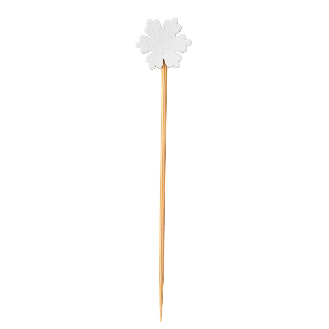 Skewers, Snowflake, 3.5 Inch, Bamboo,1 - 1000 COUNT