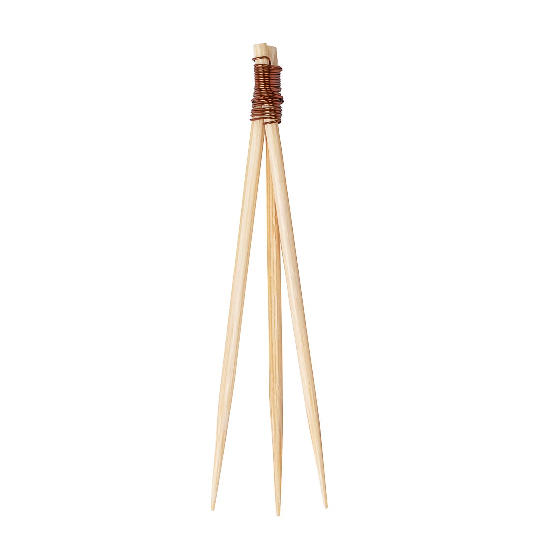 Skewers, Brass Top, 2.5 Inch, Bamboo,1 - 1000 COUNT