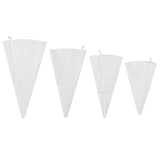 Bag Set, Pastry, Assorted Size, White, Silicone,1 - 4 COUNT