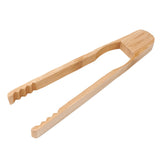 Tongs, Serving, 7 Inch, Bamboo, Natural, Ridged,1 - 100 COUNT