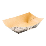 Trays, Food, 3.25 x 2 x 1.50 Inch, Paper, Newsprint, Boat,1 - 50 COUNT