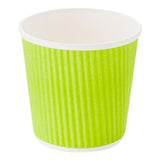 Cups, Coffee, 4 Ounce, Paper, Eco Green, Ripple Wall, 2.50 x 2.50 x 2.25 Inch,25 - 1 EACH