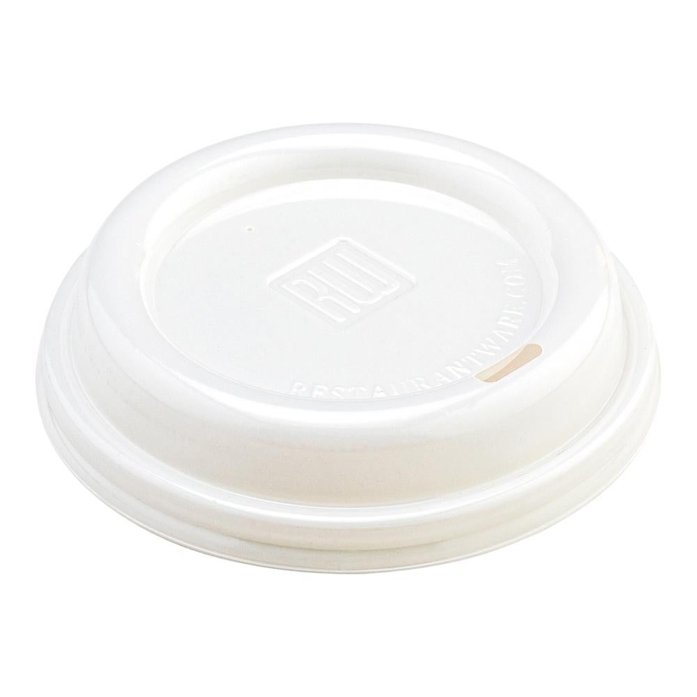 Lids, Dome, Sip-Thru, Plastic, White, for 8/12/16/20 Ounce Cups,1 - 25 COUNT