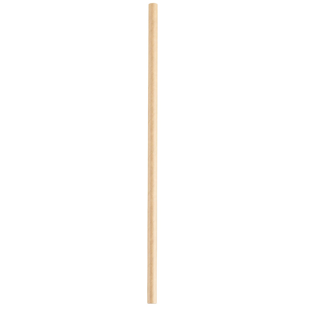 Straws, 10 Inch, Paper, Kraft, Wrapped, Biodegradable,1 - 1000 COUNT