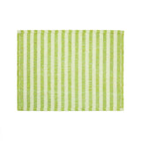 Placemats, 16 x 12 Inch, Green Stripe, Rectangular,1 - 6 COUNT
