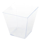 Cups, 8 Ounce, Plastic, Clear, Square, Large Kova,1 - 20 COUNT