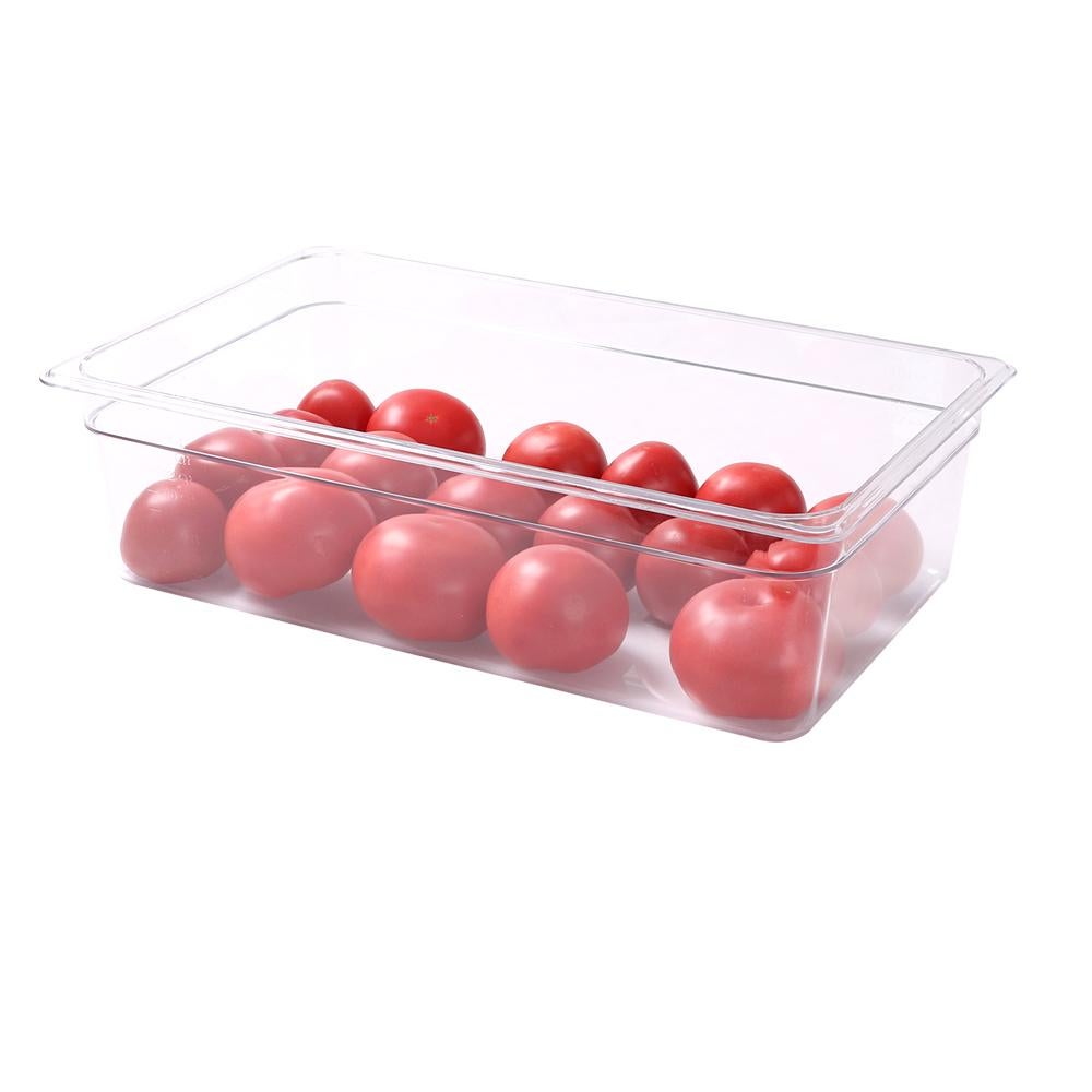 Pans, Food, Half-Size, Clear, Plastic, 6 Inch Deep,1 - 1 EACH