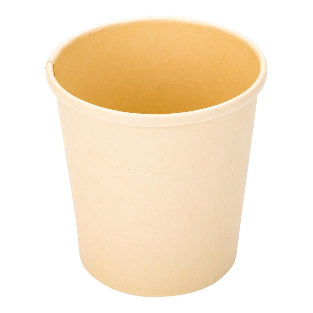 Containers, Soup, 16 Ounce, Bamboo Paper, Natural, Round,1 - 25 COUNT
