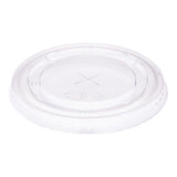 Lids, Flat, Plastic, Clear, for 20 Ounce Cups,1 - 100 COUNT