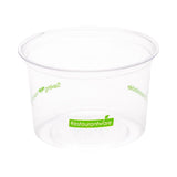 Containers, Deli, Basic Nature, Plastic, Clear, Compostable PLA, 4.75 x 3 Inch,1 - 50 COUNT