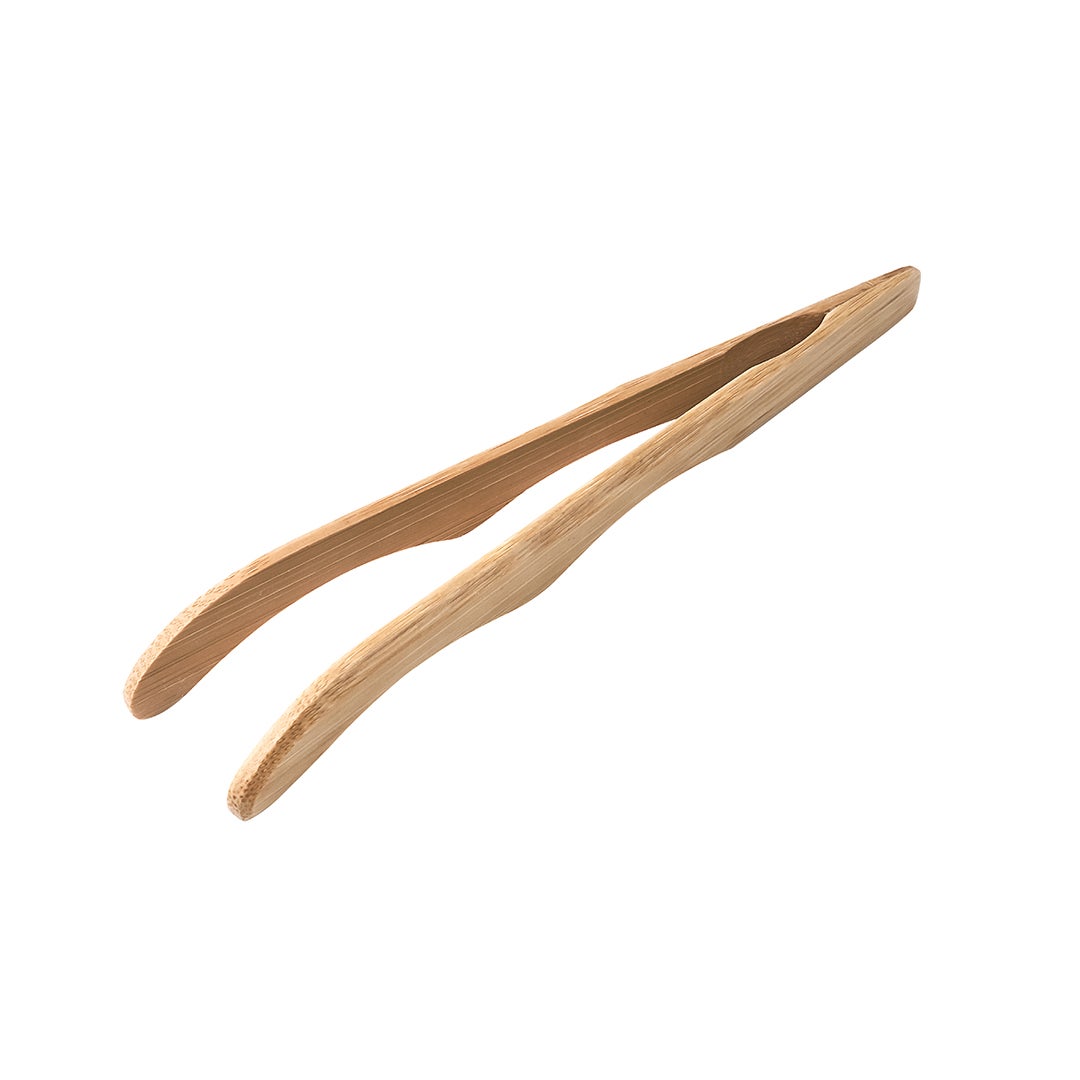 Tongs, Serving, 7 Inch, Bamboo, Natural, Curved,1 - 100 COUNT