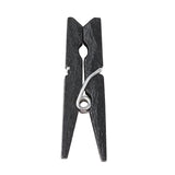 Clothespins, Mini, 1.4 x 0.25 Inch, Bamboo, Black,1 - 500 COUNT