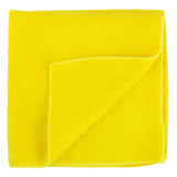 Wipers, Microfiber, Yellow, 16 x 16 Inch,1 - 10 COUNT