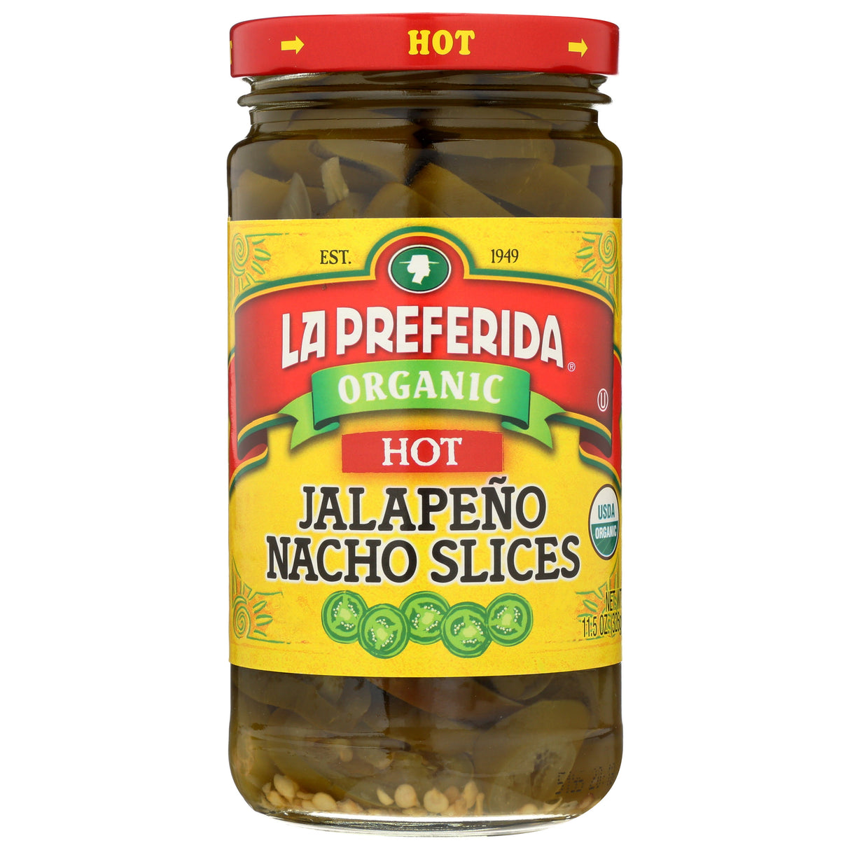 Peppers, Jalapeno, Nacho Sliced, Hot,12 - 11.5 OUNCE