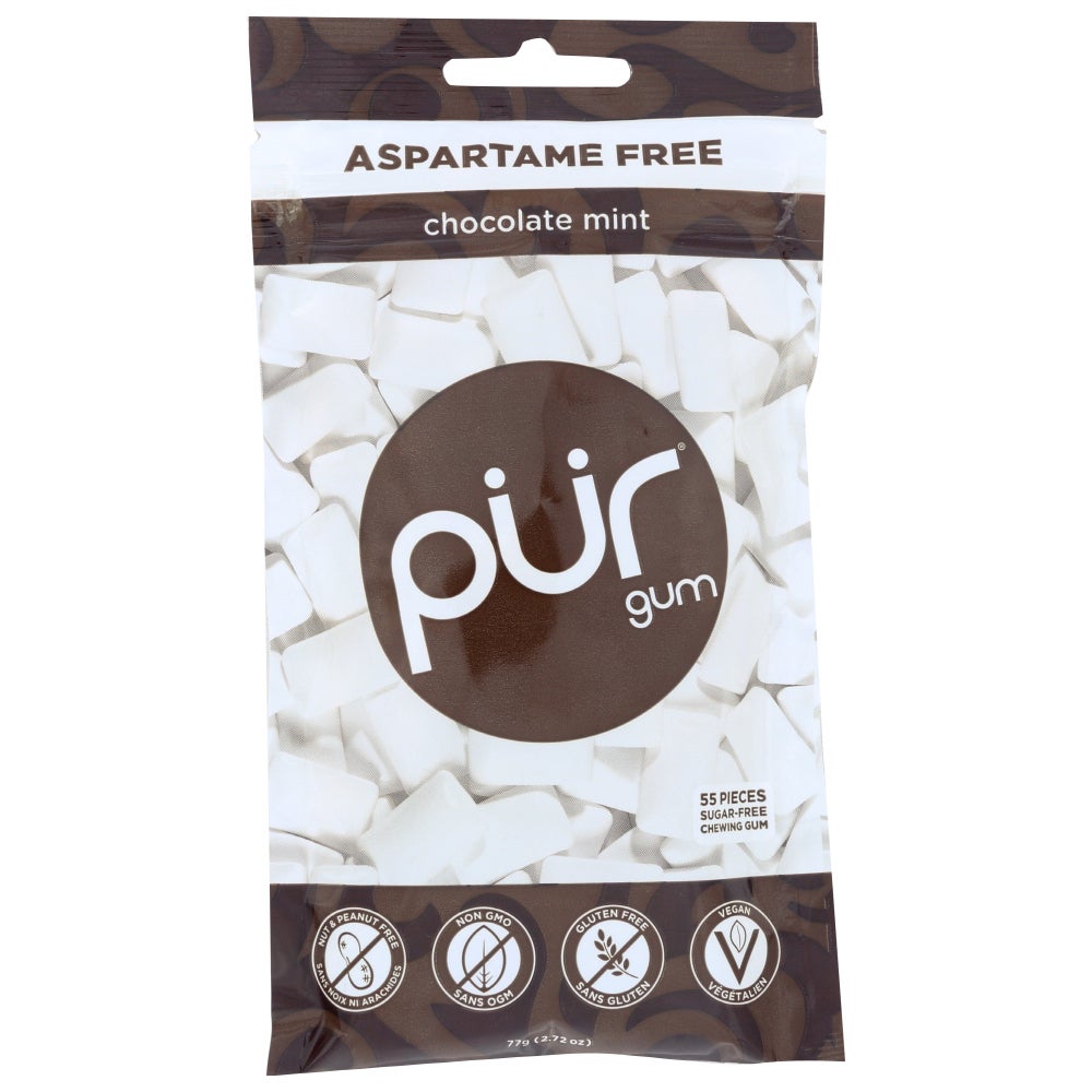 Gum, Chocolate Mint, Sugar-Free,12 - 55 COUNT