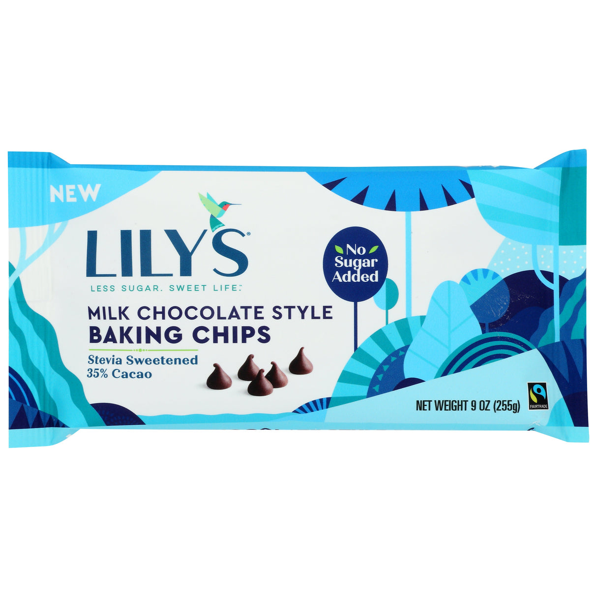 Baking Chips, Milk Chocolate, Sweetened with Stevia,12 - 9 OUNCE