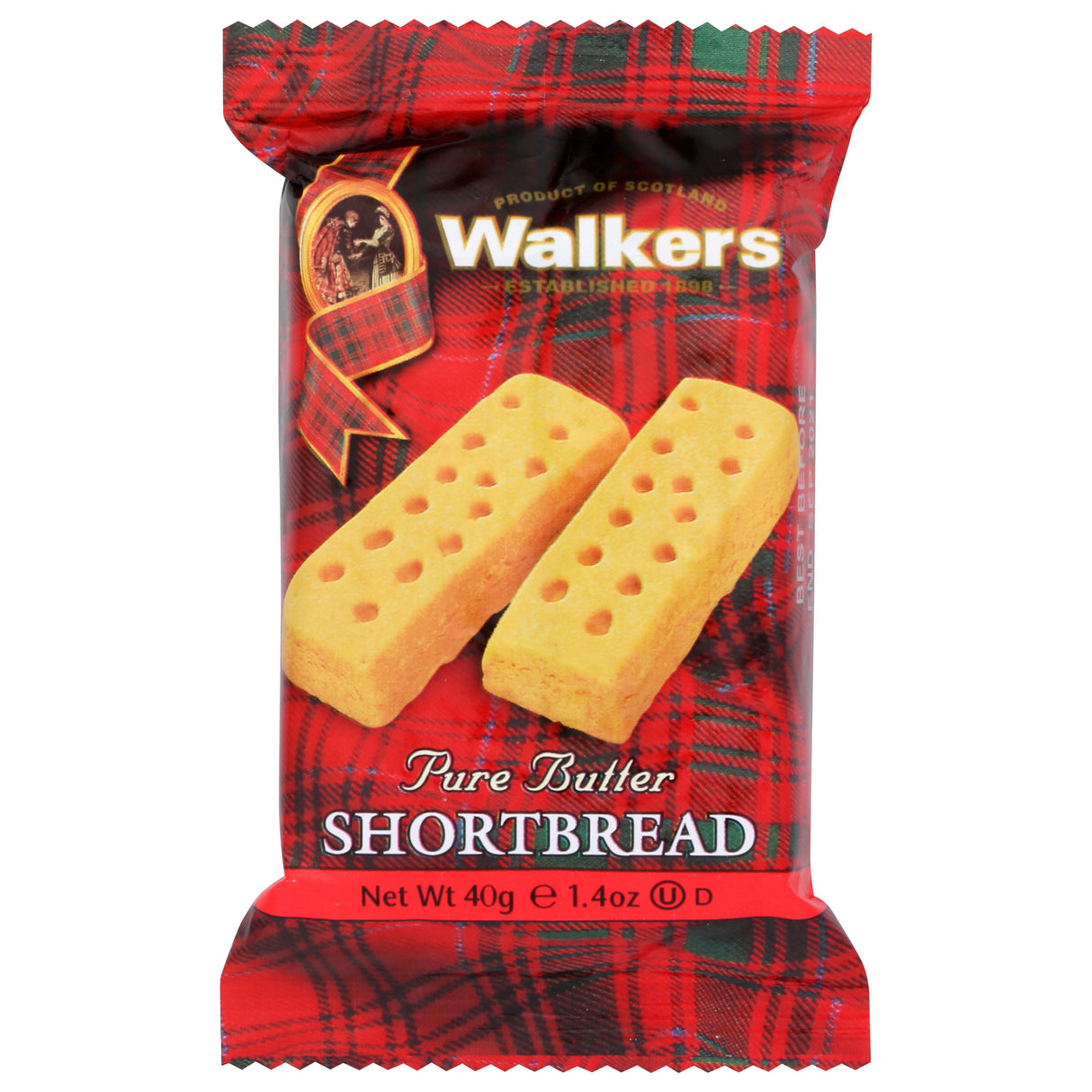 Cookies, Pure Butter Shortbread, Shelf-Stable,24 - 1.4 OUNCE