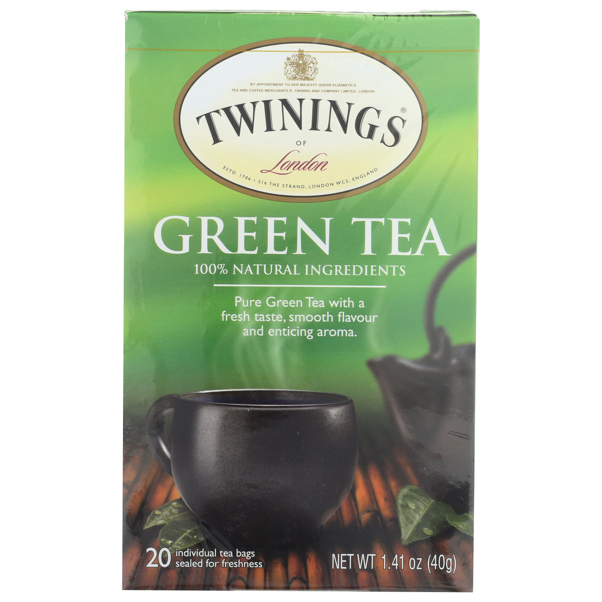 Tea, Green, Individually Wrapped with String,6 - 20 COUNT