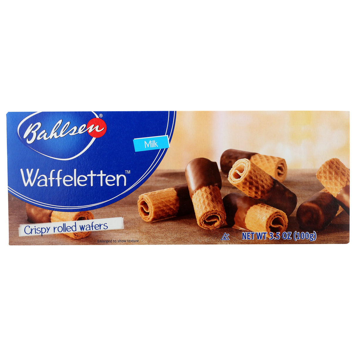 Cookies, Wafer, Waffeletten Rolled, Milk Chocolate Dipped,12 - 3.5 OUNCE