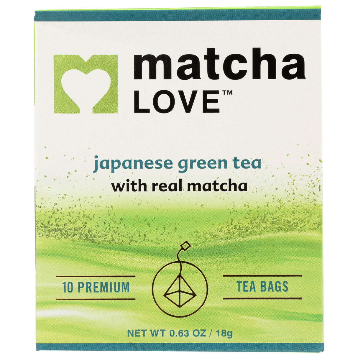 Tea, Green, Matcha, Individually Wrapped with String,6 - 10 COUNT