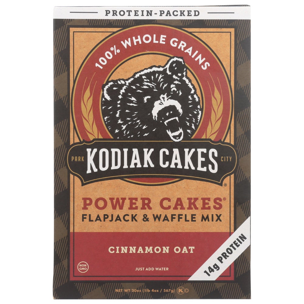 Mix, Flapjack Pancake & Waffle, Power, Cinnamon Oat, High-Protein, Whole Grain,6 - 20 OUNCE