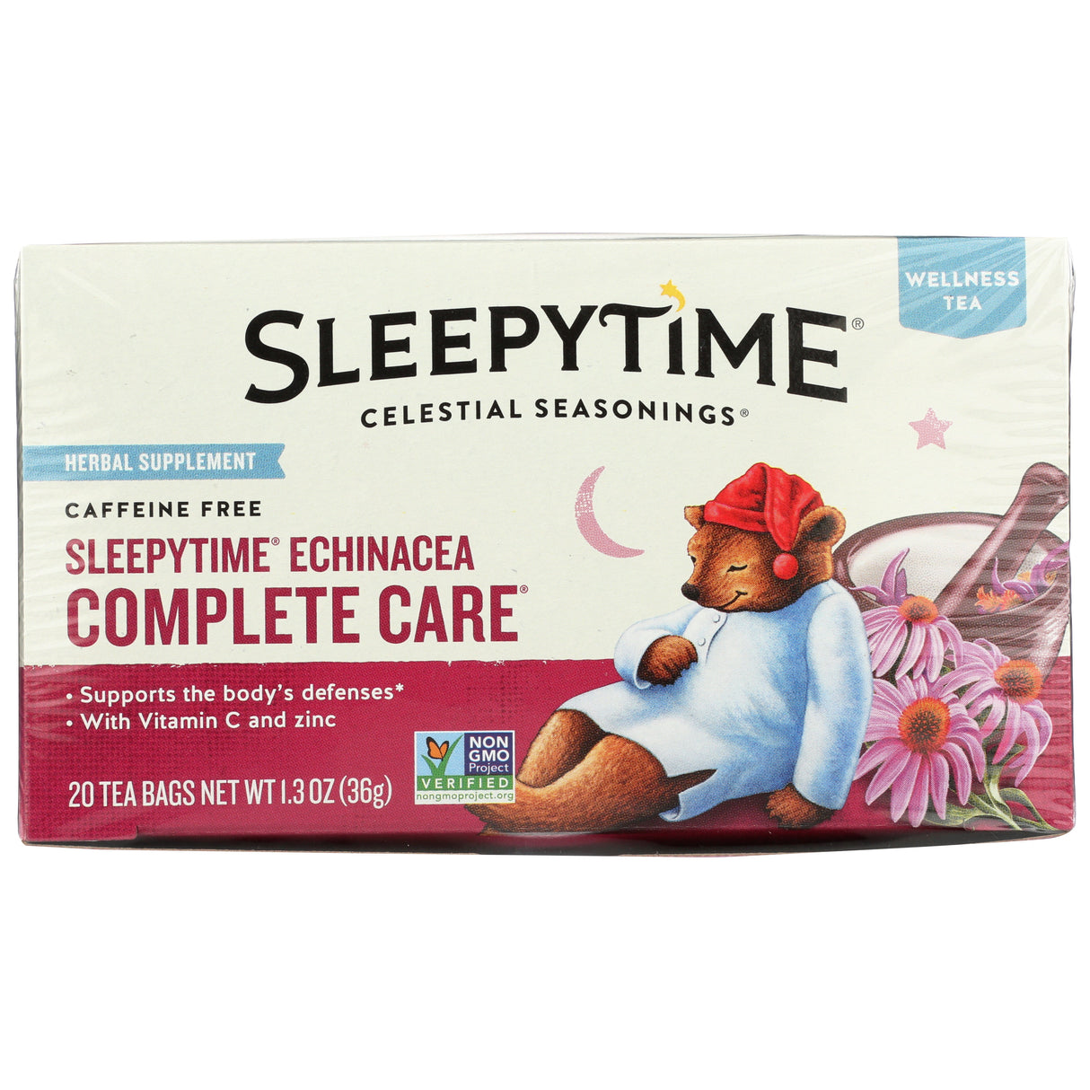 Tea, Herbal, Complete Care, Individually Wrapped with String,6 - 20 COUNT