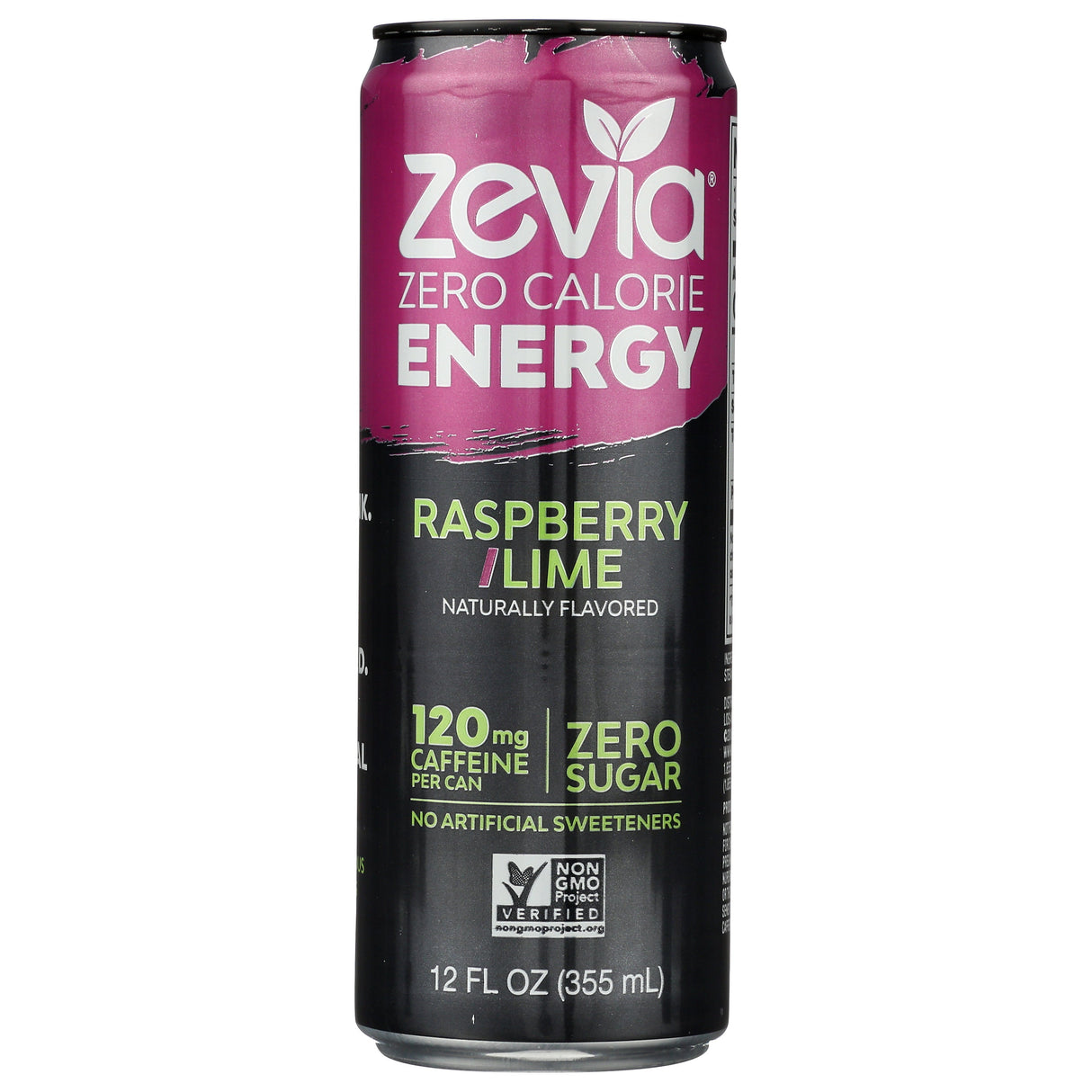 Energy Drink, Raspberry & Lime, Zero Calorie, Single-Serve,12 - 12 FLUID