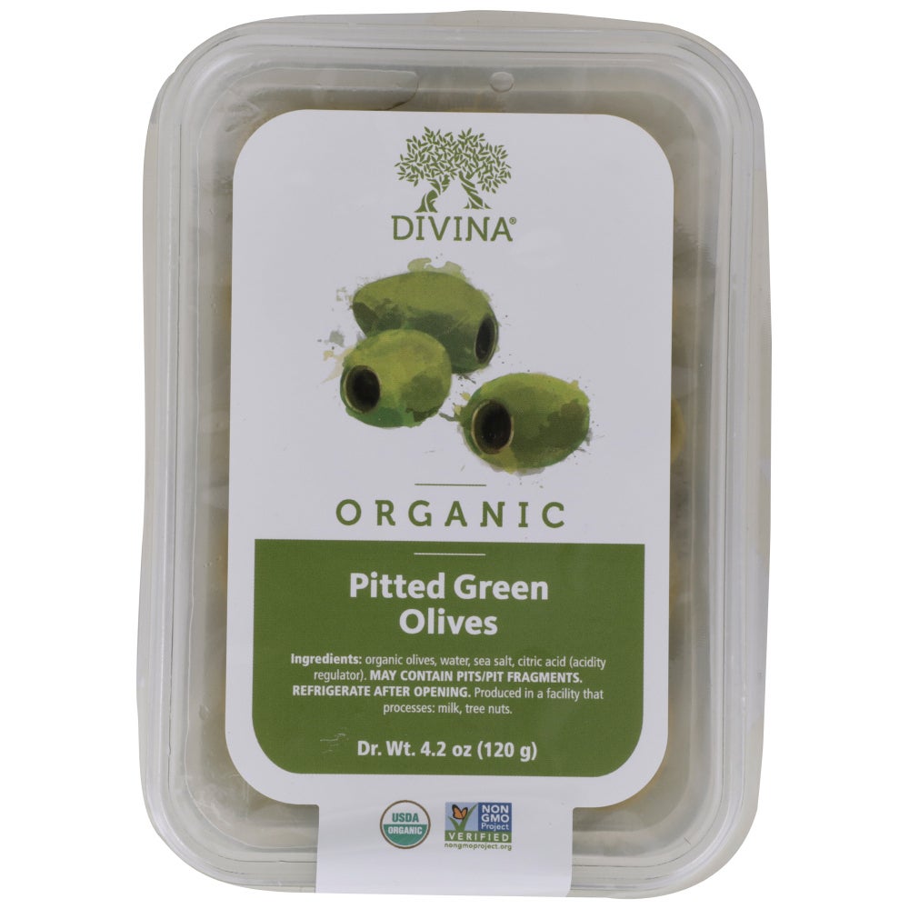Olives, Green, Pitted,6 - 4.2 OUNCE