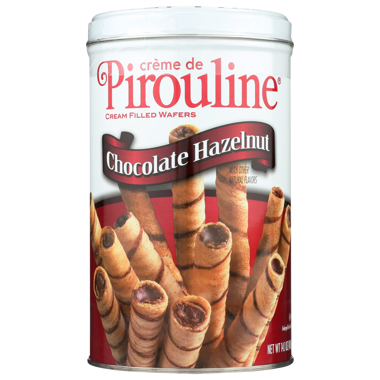 Cookies, Rolled Wafer, Chocolate Hazelnut Cream-Filled, Shelf-Stable,6 - 14.1 OUNCE