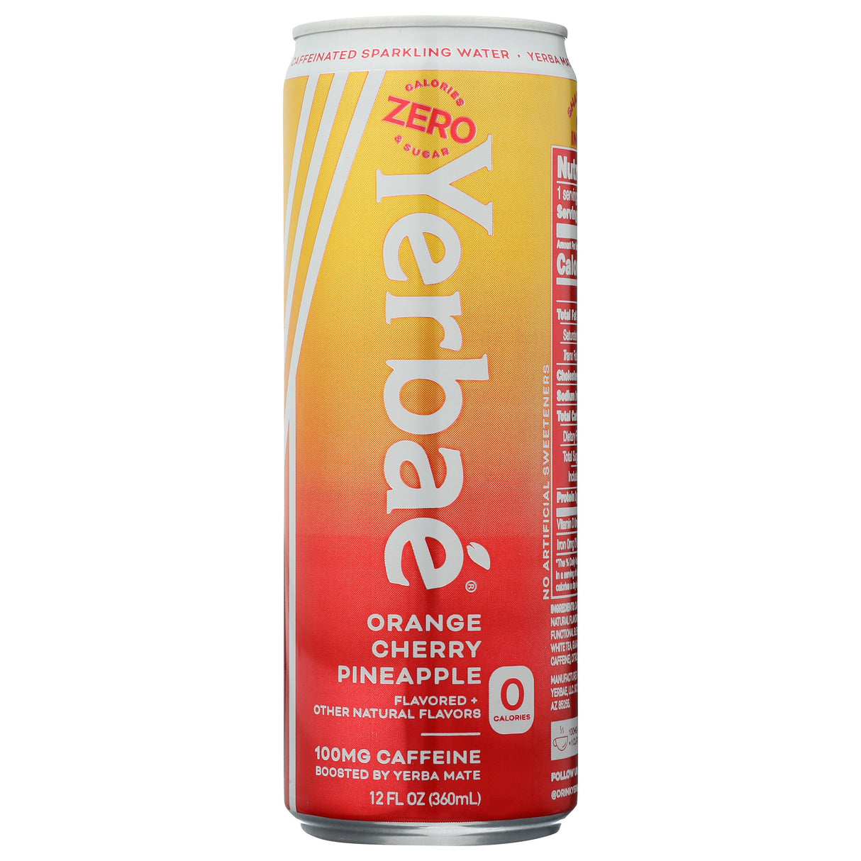 Water, Sparkling, Orange Cherry Pineapple, Single-Serve,12 - 12 FLUID