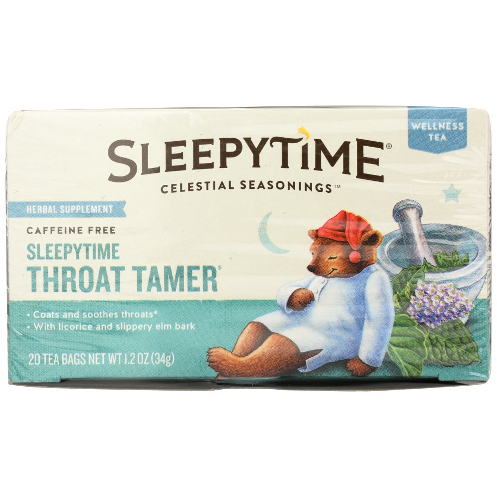 Tea, Herbal, Throat Tamer, Individually Wrapped with String,6 - 20 COUNT