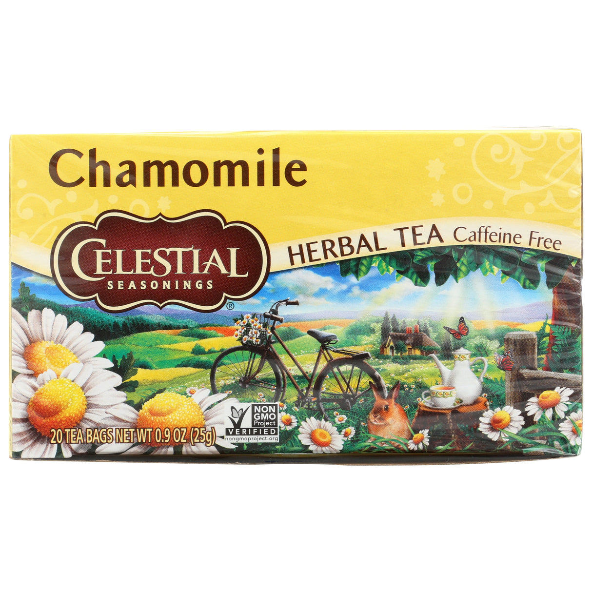 Tea, Herbal, Chamomile, Individually Wrapped with String,6 - 20 COUNT