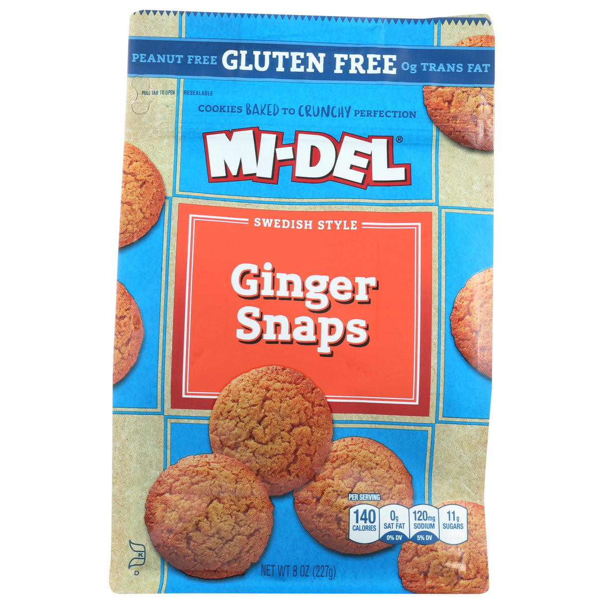 Cookies, Ginger Snaps, Swedish-Style, Shelf-Stable,8 - 8 OUNCE