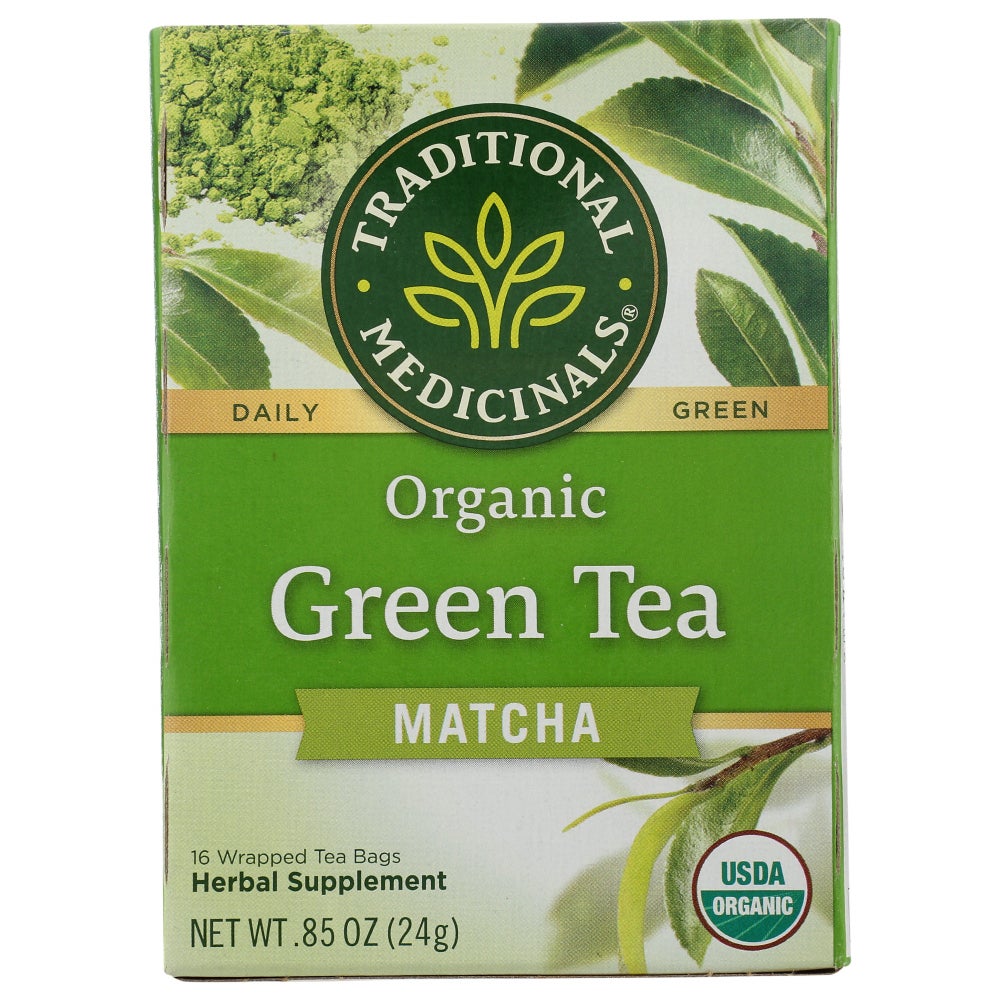 Tea, Green, Matcha, Individually Wrapped with String,6 - 16 COUNT