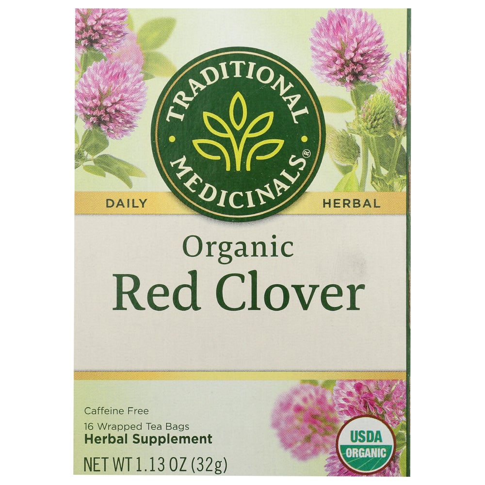 Tea, Herbal, Red Clover, Individually Wrapped with String,6 - 16 COUNT