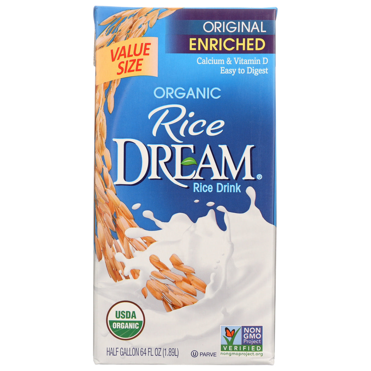 Milk, Rice, Original, Shelf-Stable,8 - 64 FLUID