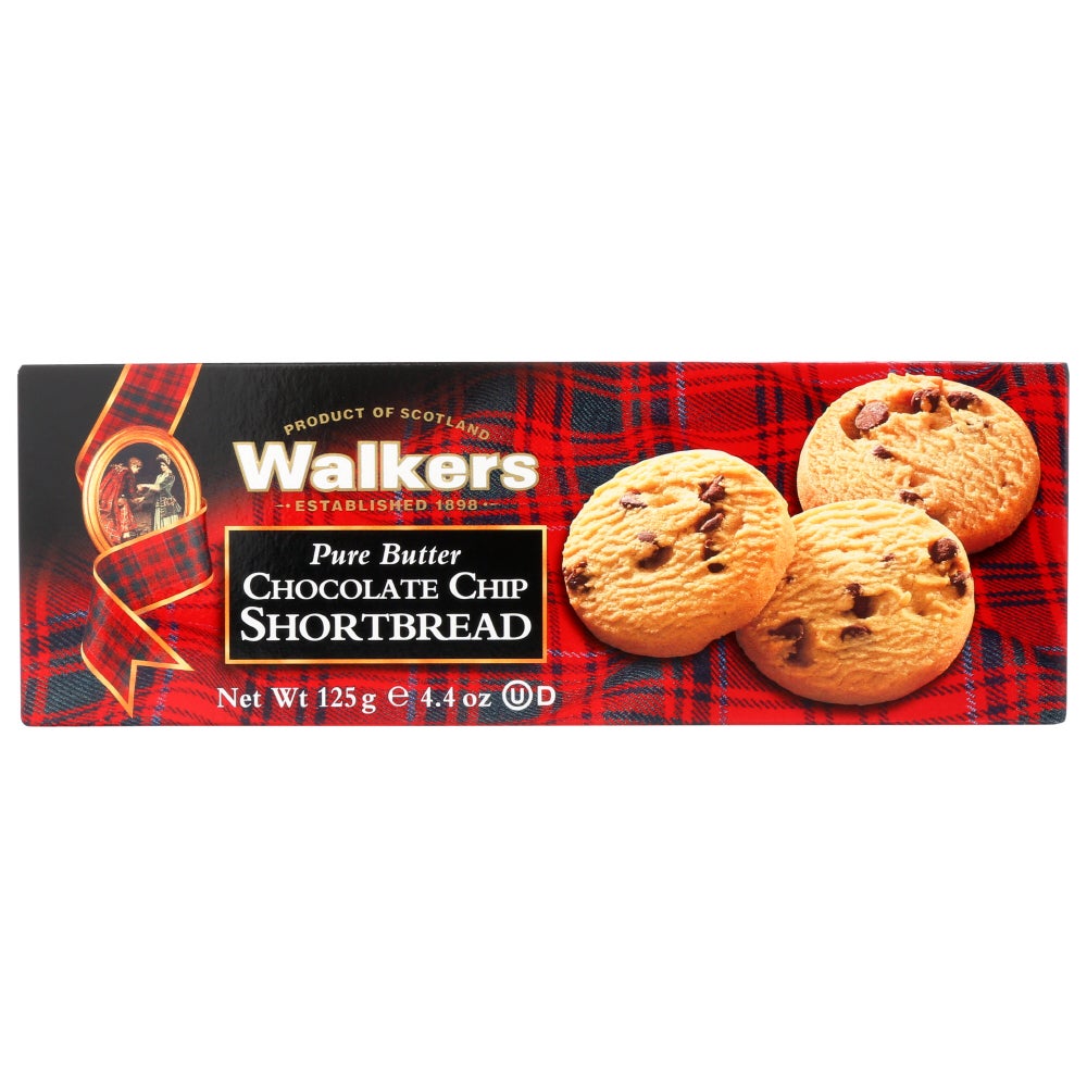 Cookies, Pure Butter Shortbread, Chocolate Chip,12 - 4.4 OUNCE