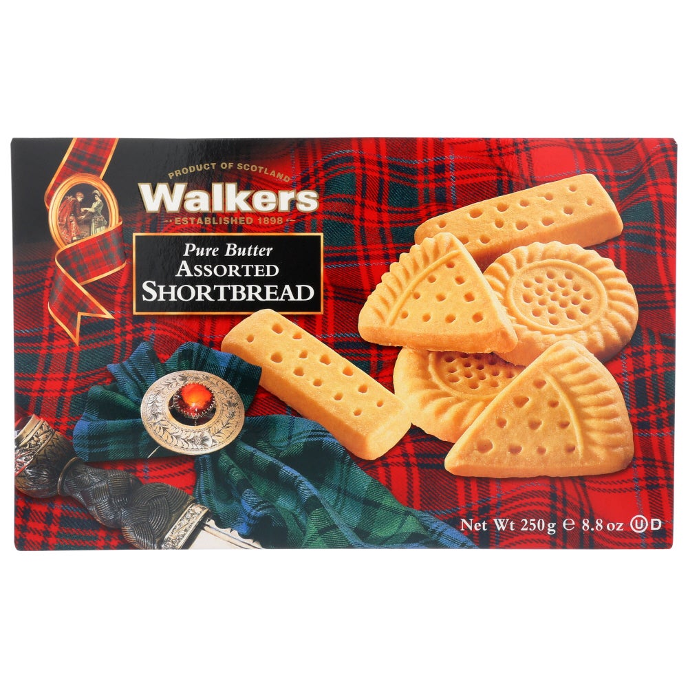 Cookies, Pure Butter Shortbread, Assorted-Shape,6 - 8.8 OUNCE
